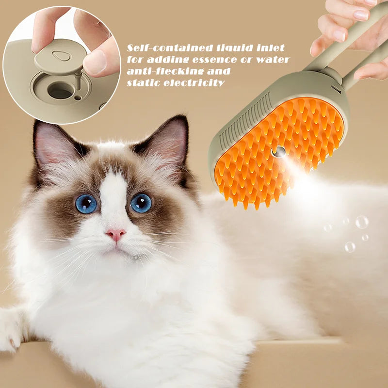 Steamy Pet Brush