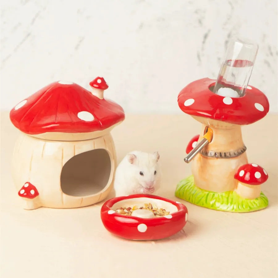 Mushroom House Pet